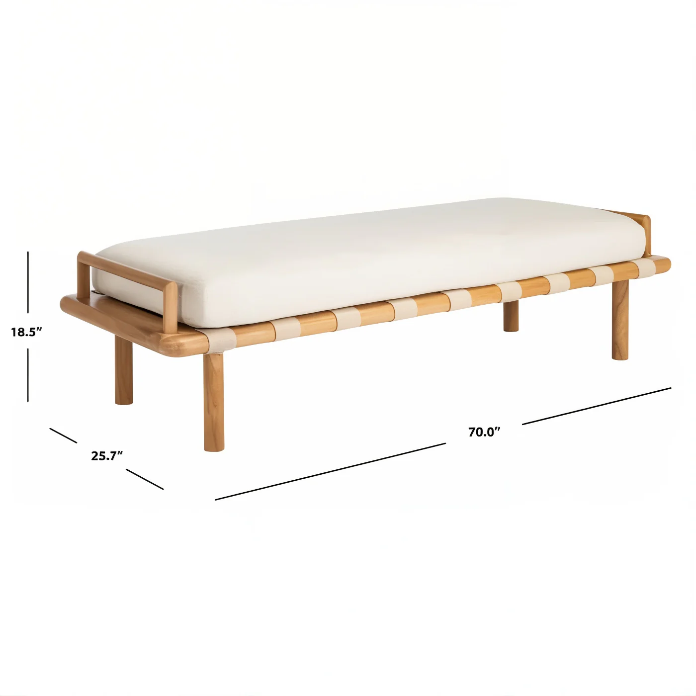 OSLO BEDROOM BENCH - Image 8